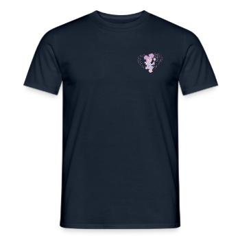 Sesame Street Abby Cadabby Sparkling Heart - Men's T-Shirt - navy - Front - AI Model Male 178 light (178cm)