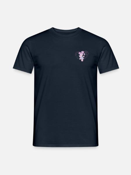 Sesame Street Abby Cadabby Sparkling Heart - Men's T-Shirt - navy