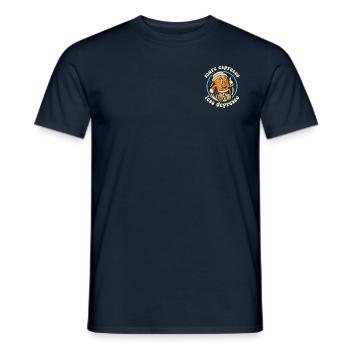 Espresso, Coffee, Kaffee, Latte, Geschenkidee, Fun - Männer T-Shirt - Navy - Vorne - AI Model Male 178 light (178cm)