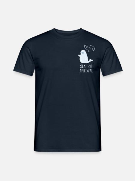 Seal of Approval - Männer T-Shirt - Navy