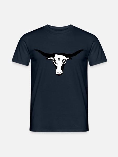 longhorn texas - Männer T-Shirt - Navy