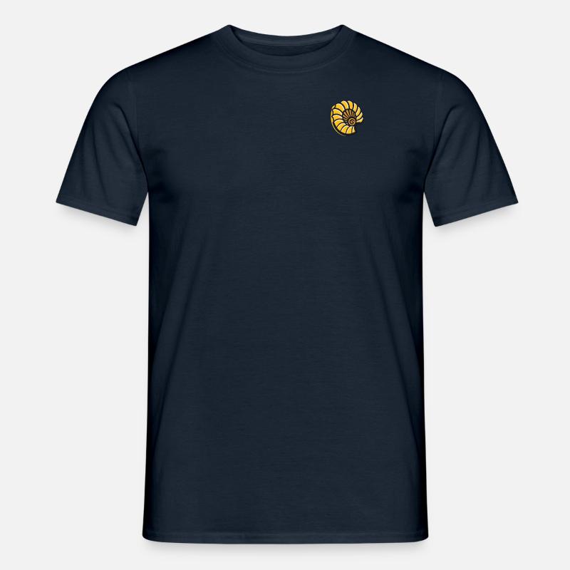 Jakobsmuschel - Männer T-Shirt - Navy