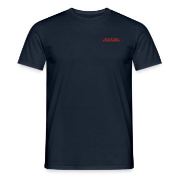 Helipad Fire & Rescue Service - Generic Range - Men's T-Shirt - navy - Front - AI Model Male 178 light (178cm)