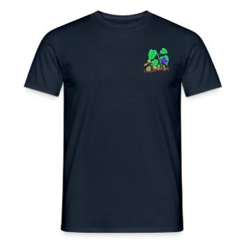 Gartenliebe - Männer T-Shirt - Navy - Vorne - AI Model Male 178 light (178cm)