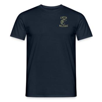Remise à l’eau - T-shirt homme - marine - Devant - AI Model Male 178 light (178cm)