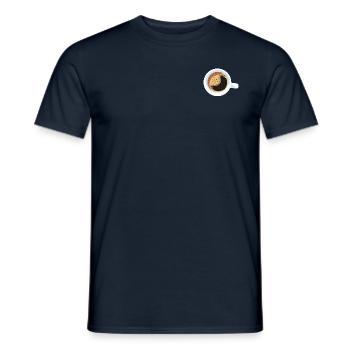 Espressotasse Kaffeetasse - Männer T-Shirt - Navy - Vorne - AI Model Male 178 light (178cm)
