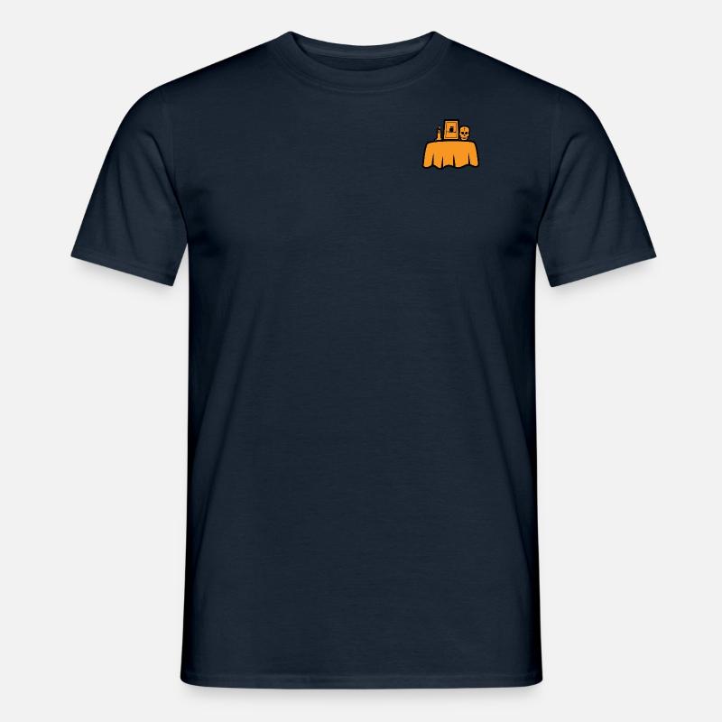 Halloween Table - Männer T-Shirt - Navy