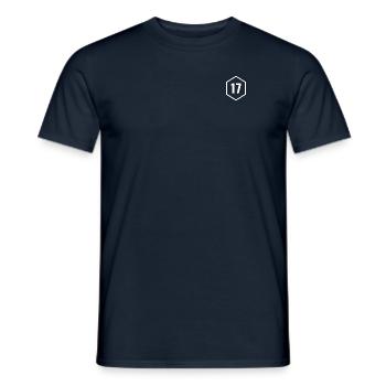 Charente Maritime 17 - Blanc - T-shirt homme - marine - Devant - AI Model Male 178 light (178cm)