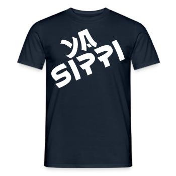 Ya Sippi - Männer T-Shirt - Navy - Vorne - AI Model Male 178 light (178cm)