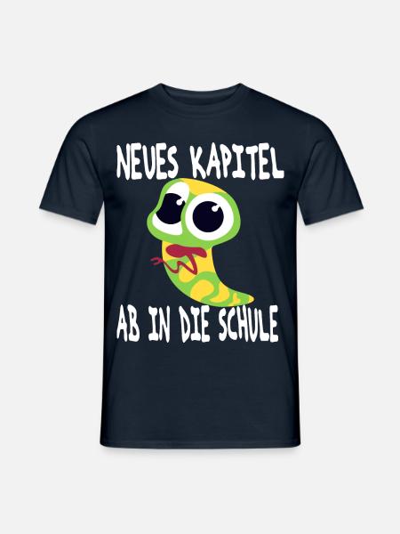Spruch Einschulung Junge - Männer T-Shirt - Navy