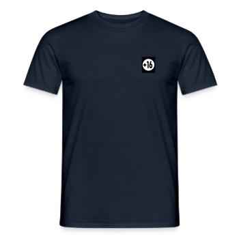 +16 Jahre - Männer T-Shirt - Navy - Vorne - AI Model Male 178 light (178cm)