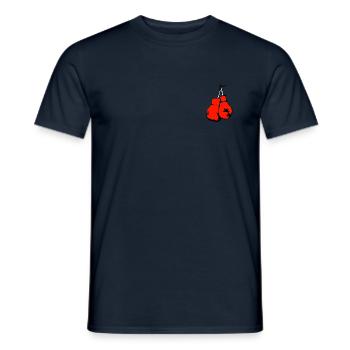 boxing gloves 159920 1280 - Männer T-Shirt - Navy - Vorne - AI Model Male 178 light (178cm)