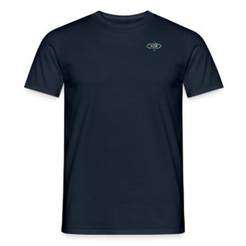 amoureux de l’Irlande - T-shirt homme - marine - Devant - AI Model Male 178 light (178cm)