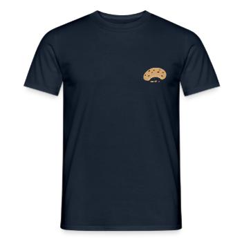 Cookies aux pépites de chocolat - T-shirt homme - marine - Devant - AI Model Male 178 light (178cm)