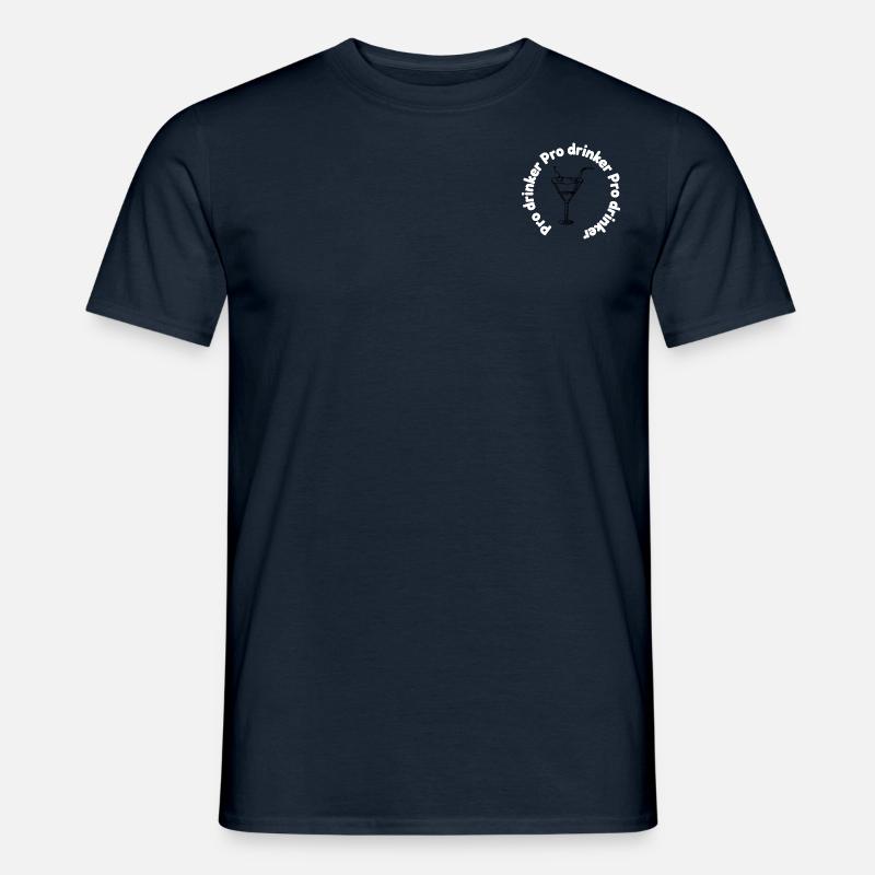 Profi-Trinker - Männer T-Shirt - Navy