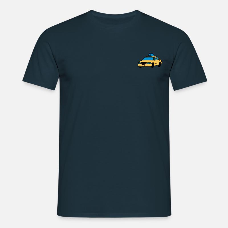 Taxi - Männer T-Shirt - Navy