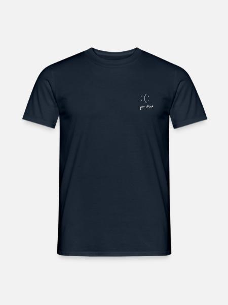 Happiness laugh - Men's T-Shirt - navy