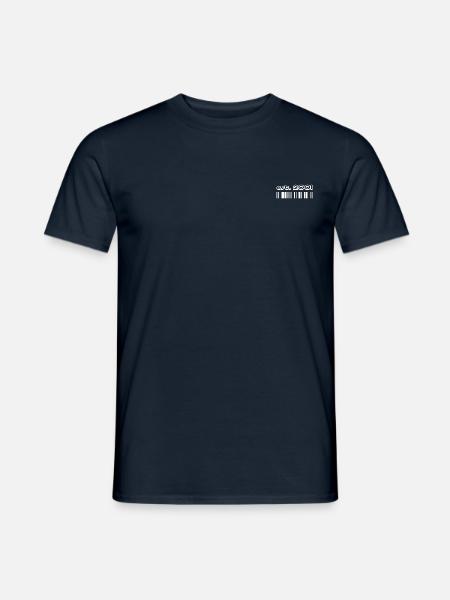 Barcode established 2001, geboren 2001 - Männer T-Shirt - Navy