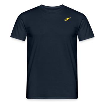 SAYCA SIMPLE - Men's T-Shirt - navy - Front - AI Model Male 178 light (178cm)