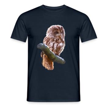 hibou - T-shirt homme - marine - Devant - AI Model Male 178 light (178cm)