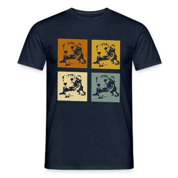 Guinea pig - Men's T-Shirt - navy - Front - AI Model Male 178 light (178cm)