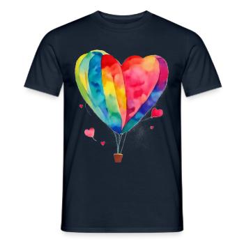 s’envoler - T-shirt homme - marine - Devant - AI Model Male 178 light (178cm)