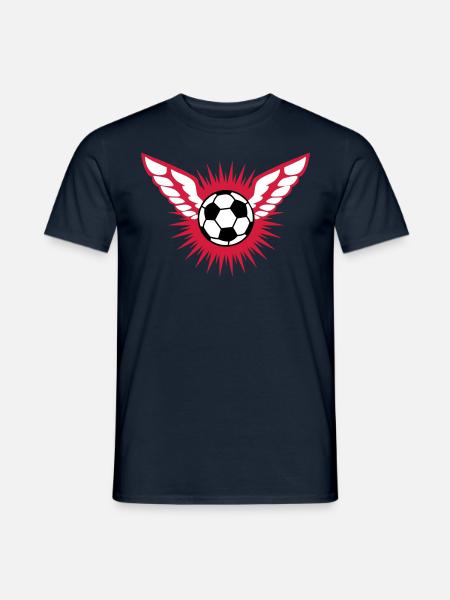 FOOTBALL inspires - Men's T-Shirt - navy