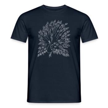 Paon paon paon - T-shirt homme - marine - Devant - AI Model Male 178 light (178cm)