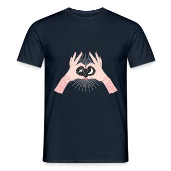 Magische Liebe - Männer T-Shirt - Navy - Vorne - AI Model Male 178 light (178cm)