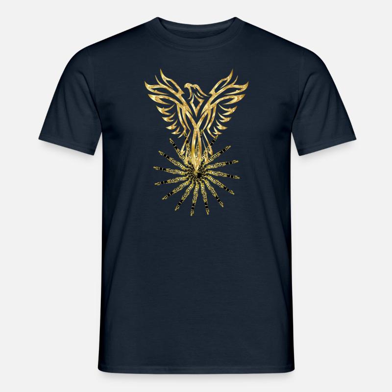Phoenix Klarinette - Männer T-Shirt - Navy
