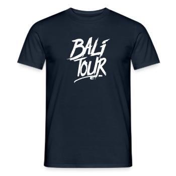 Bali Tour Palme Indonesien Insel Reisen - Männer T-Shirt - Navy - Vorne - AI Model Male 178 light (178cm)