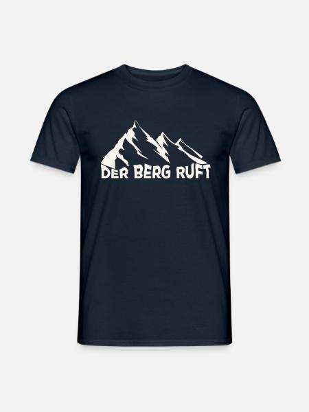 Berg - Outdoor - Berge - Mountain - Männer T-Shirt - Navy
