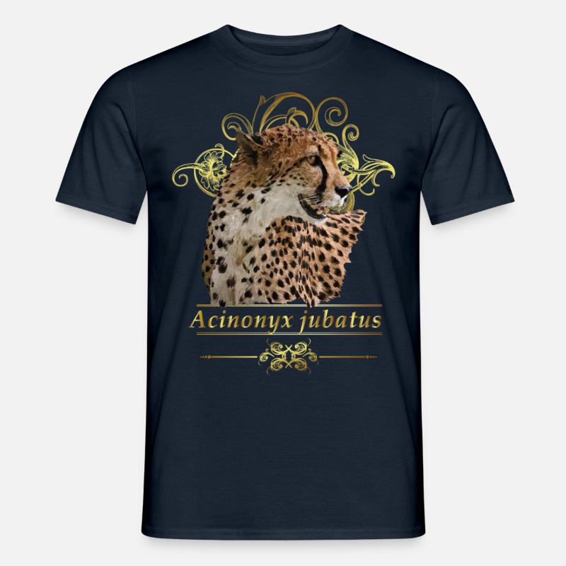 Gepard - Männer T-Shirt - Navy