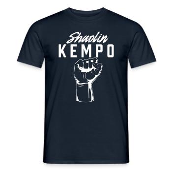 Shaolin Kempo Kenpo Karate Kampfsport - Männer T-Shirt - Navy - Vorne - AI Model Male 178 light (178cm)