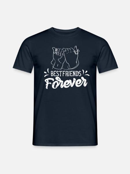 Les meilleurs amis pour Toujours Amis Meilleur Ami - T-shirt homme - marine