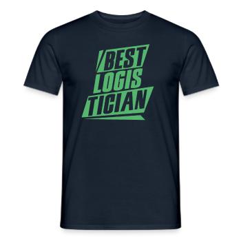 Bester Logistiker Logistik Logistikerin Spedition - Männer T-Shirt - Navy - Vorne - AI Model Male 178 light (178cm)
