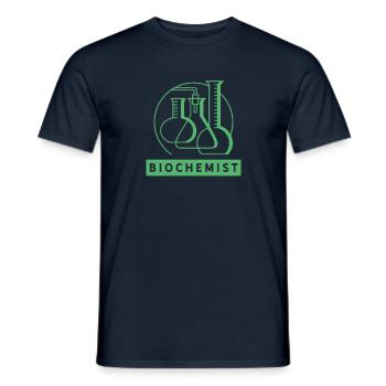 Biochemist BiochemistRy Biochemist - Men's T-Shirt - navy - Front - AI Model Male 178 light (178cm)