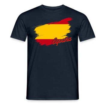 Espana Vintage Flag - T-shirt homme - marine - Devant - AI Model Male 178 light (178cm)