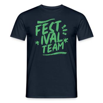 Festival Équipe Musique Festivals Festivals - T-shirt homme - marine - Devant - AI Model Male 178 light (178cm)