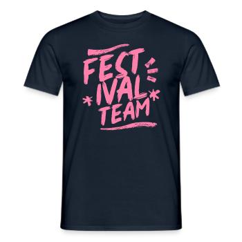Festival Team Festival Festivals Fête de la musique - T-shirt homme - marine - Devant - AI Model Male 178 light (178cm)