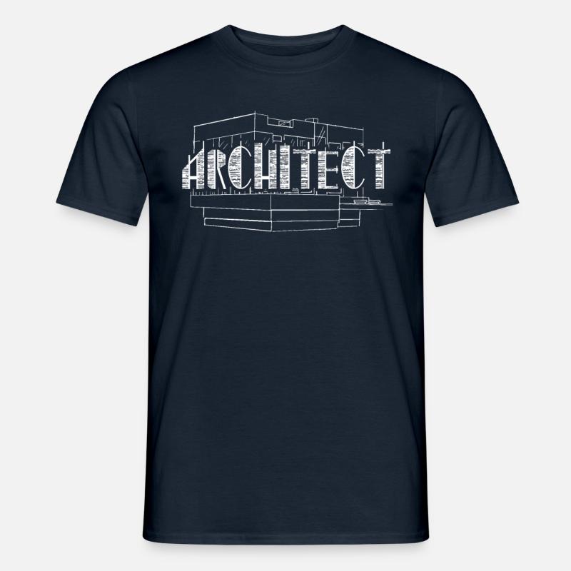 Architect Architect Architecture Architect - Men’s T-shirt - navy