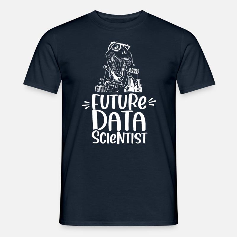 Zukünftiger Datenwissenschaftler Datenanalyst - Männer T-Shirt - Navy