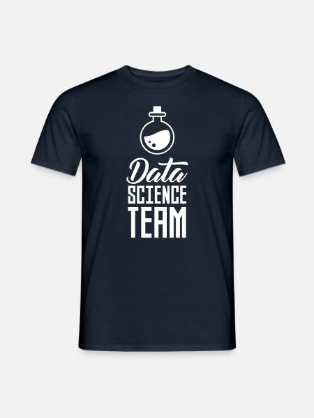 Team Datenwissenschaft Datenwissenschaftler Daten - Männer T-Shirt - Navy