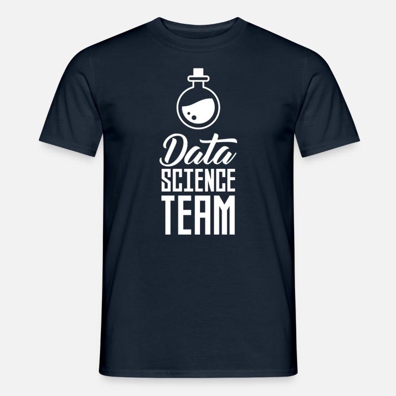 Team Datenwissenschaft Datenwissenschaftler Daten - Männer T-Shirt - Navy