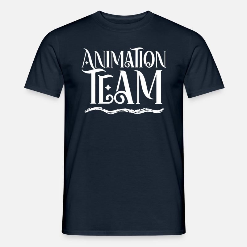 Animationsteam Animation Team Animateur Beruf - Männer T-Shirt - Navy