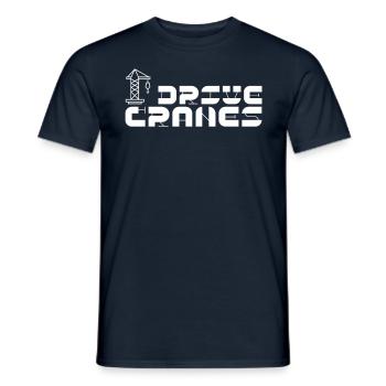 Cranes Crane Crane Operator Crane Operator Profession - Men's T-Shirt - navy - Front - AI Model Male 178 light (178cm)
