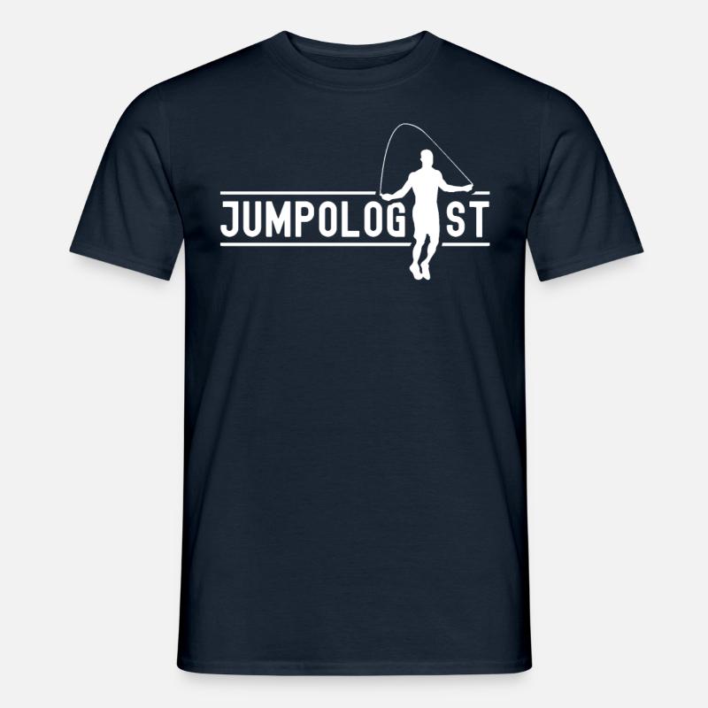 Seilspringer Springseil Seilspringen - Männer T-Shirt - Navy