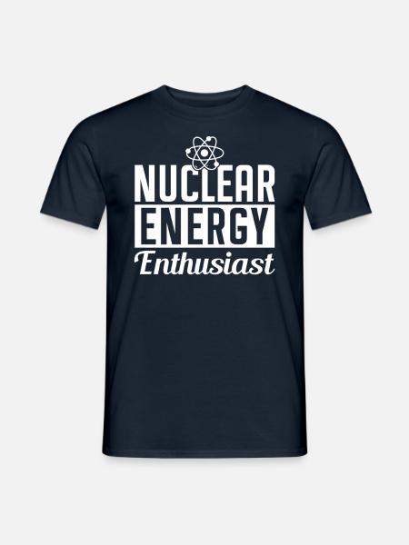 Kernenergie Enthusiast Kernkraft Atomkraft - Männer T-Shirt - Navy
