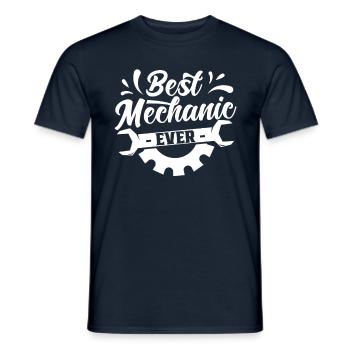 Le meilleur mécanicien de tous les temps - T-shirt homme - marine - Devant - AI Model Male 178 light (178cm)