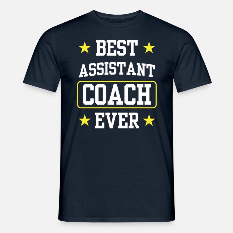 Bester Assistenztrainer Aller Zeiten Assistent - Männer T-Shirt - Navy